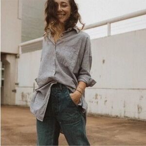 Esby Sara Top in Indigo Stripe Size XS